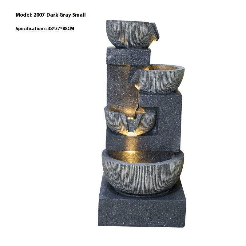 Indoor Fountain Water Decoration Living Room Humidifier Decoration
