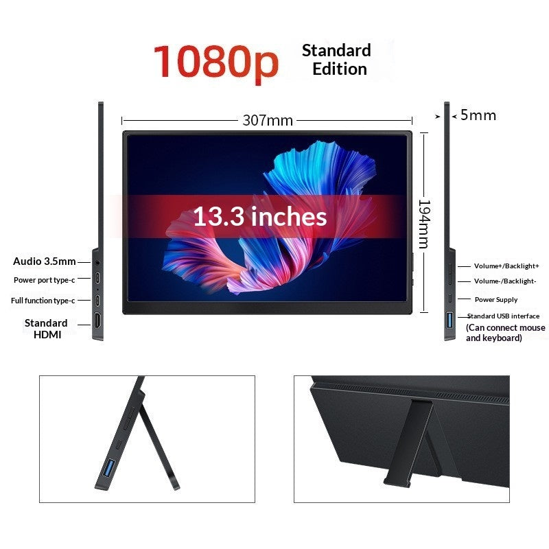 Portable Monitor Phone Extension Screen Laptop Secondary Display