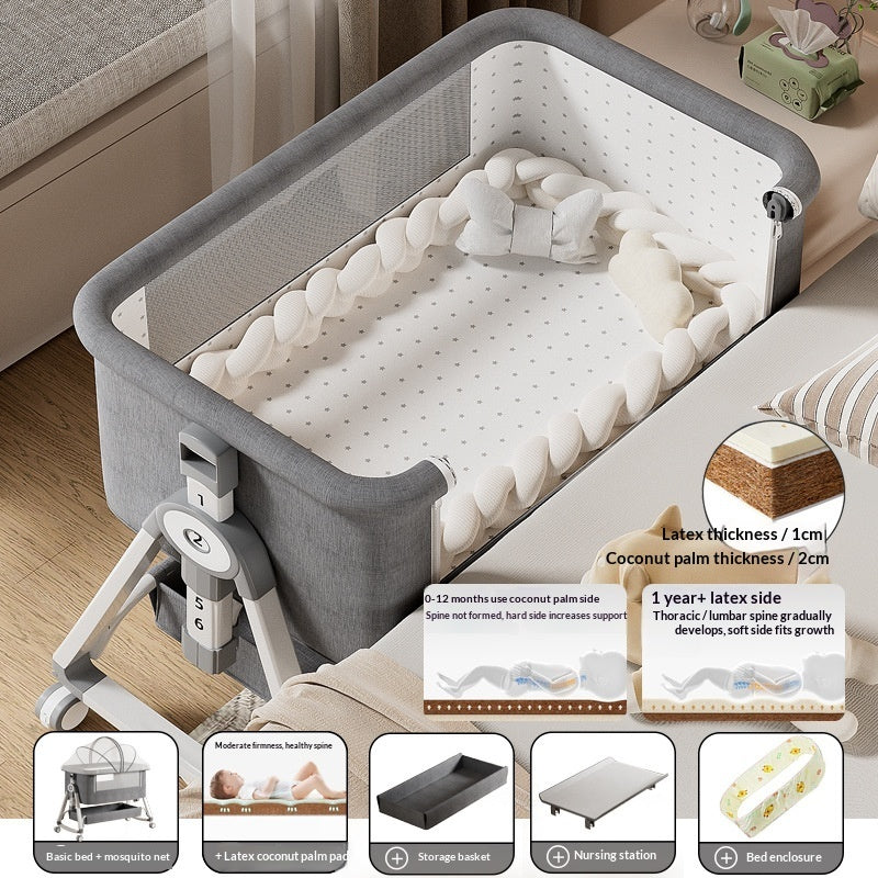 Multifunctional Portable And Mobile Baby Cradle Bed For Infants