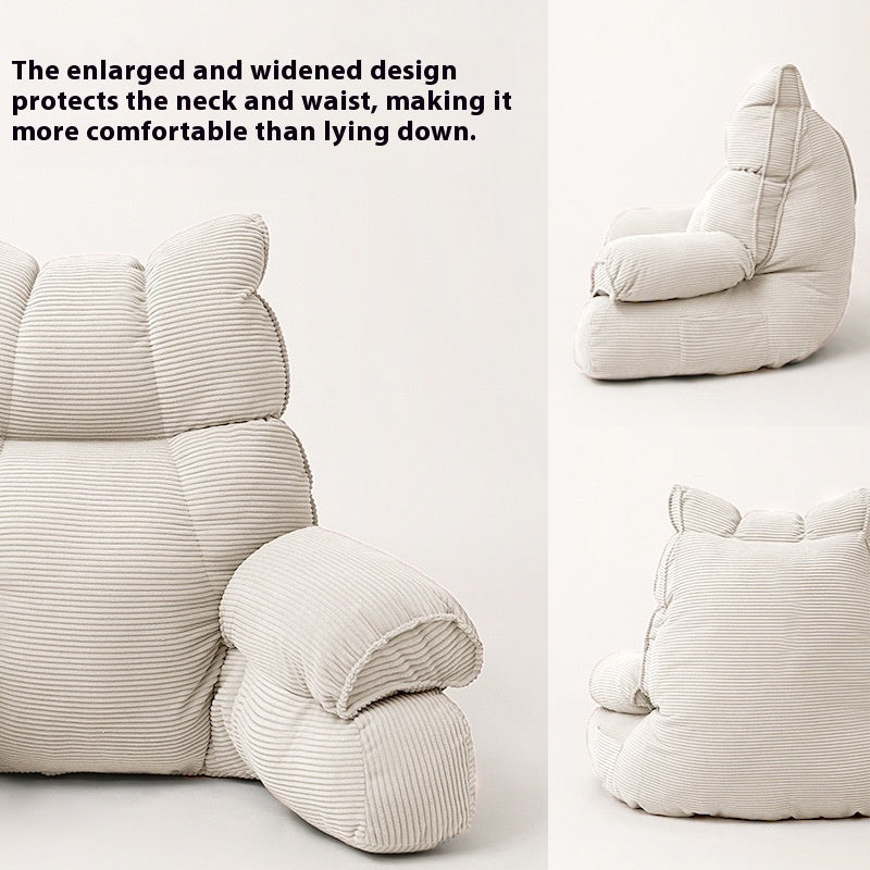 Bedside Soft Upholstery Pillow Neck And Waist Support Lazy Sofa