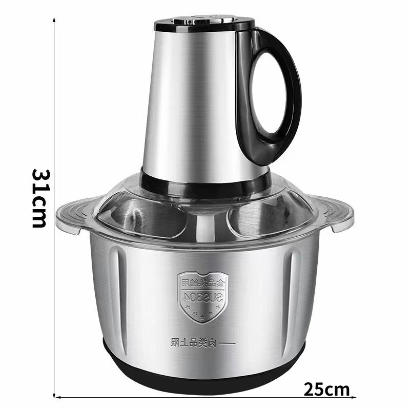 Stainless Steel Meat Grinder Small Household Automatic Cooking Machine