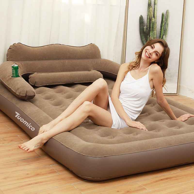 Inflatable Mattress With Electric Air Household Outdoor