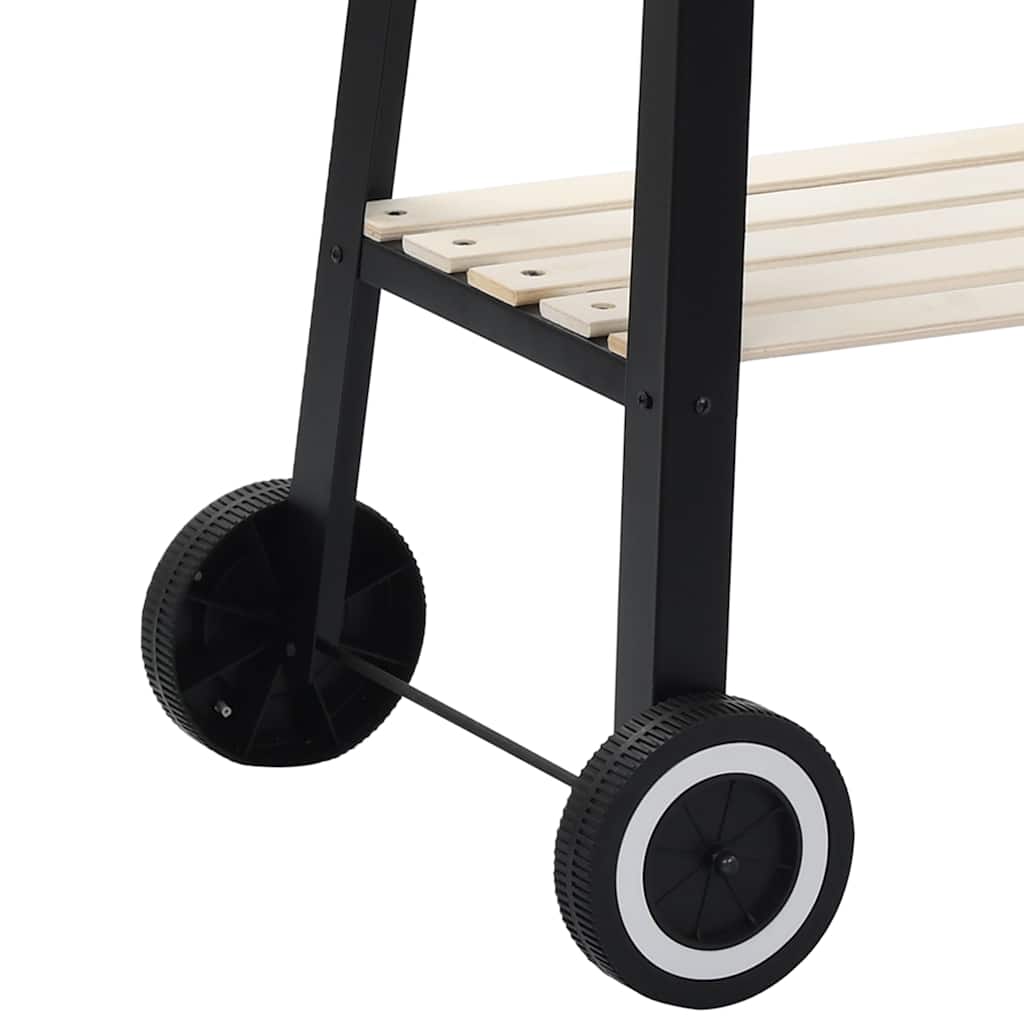 Charcoal Grill Stand Grill with Wheels