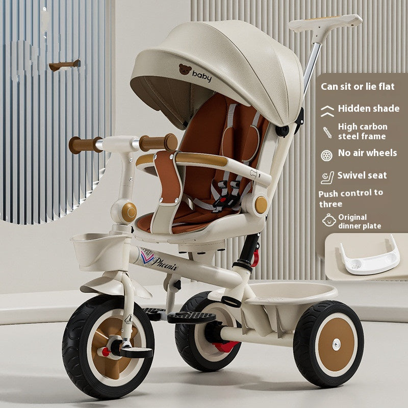 Tricycle Pedal Baby Car Children Lightweight Toy Trolley