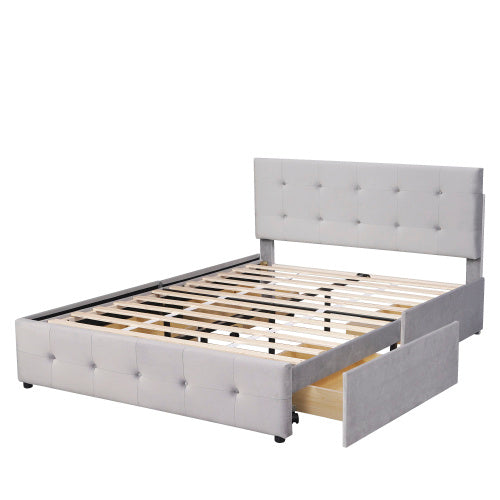 Hautfreundliches Doppelbett Aus Samt