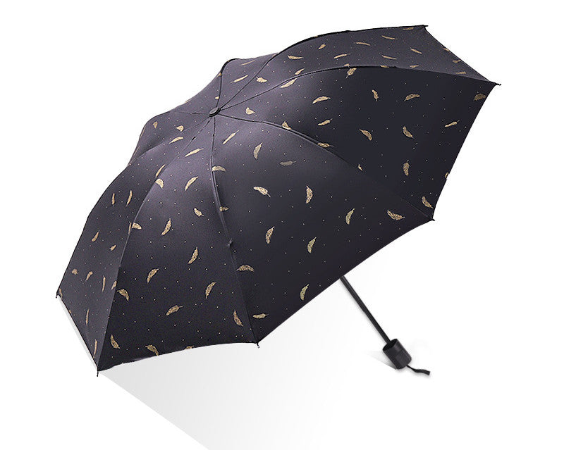 Automatic Umbrella Female Rain Or Shine Folding Umbrella Sun Umbrella Sun Protection