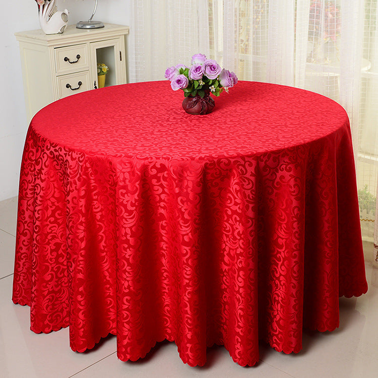 Hotel Restaurant Meal Cloth Custom Round Table Tablecloth