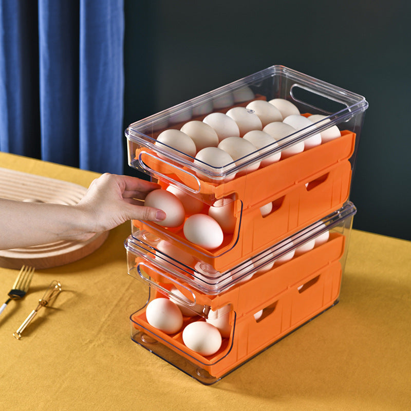 Home Fashion Slide Type Egg Storage Box