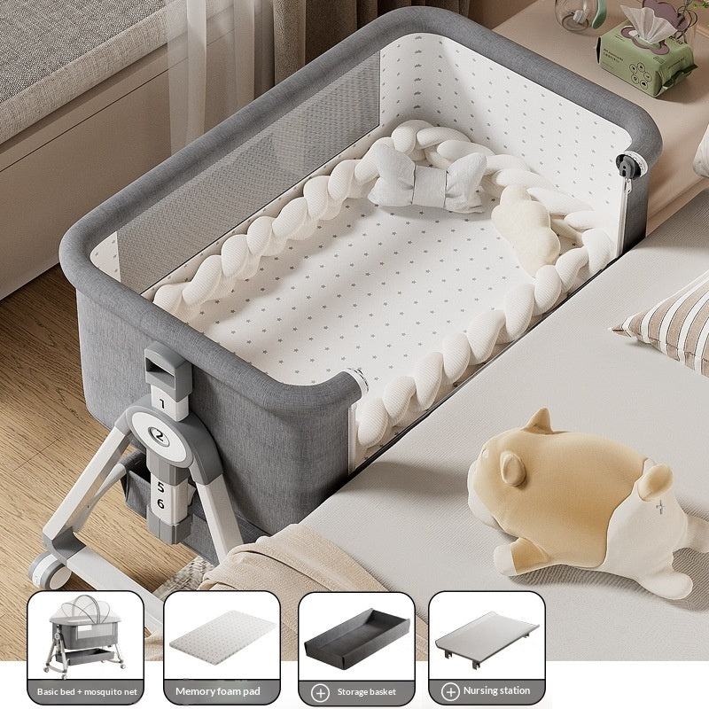 Multifunctional Portable And Mobile Baby Cradle Bed For Infants