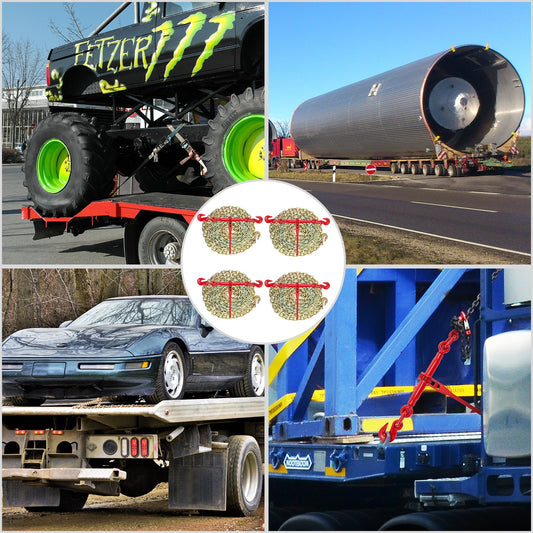 Chain And Binder Kit , Ratchet Load Binders 9215lbs Working Strength, Ratchet Binders And Chains, Or Truck, Tie Down, Hauling, Towing