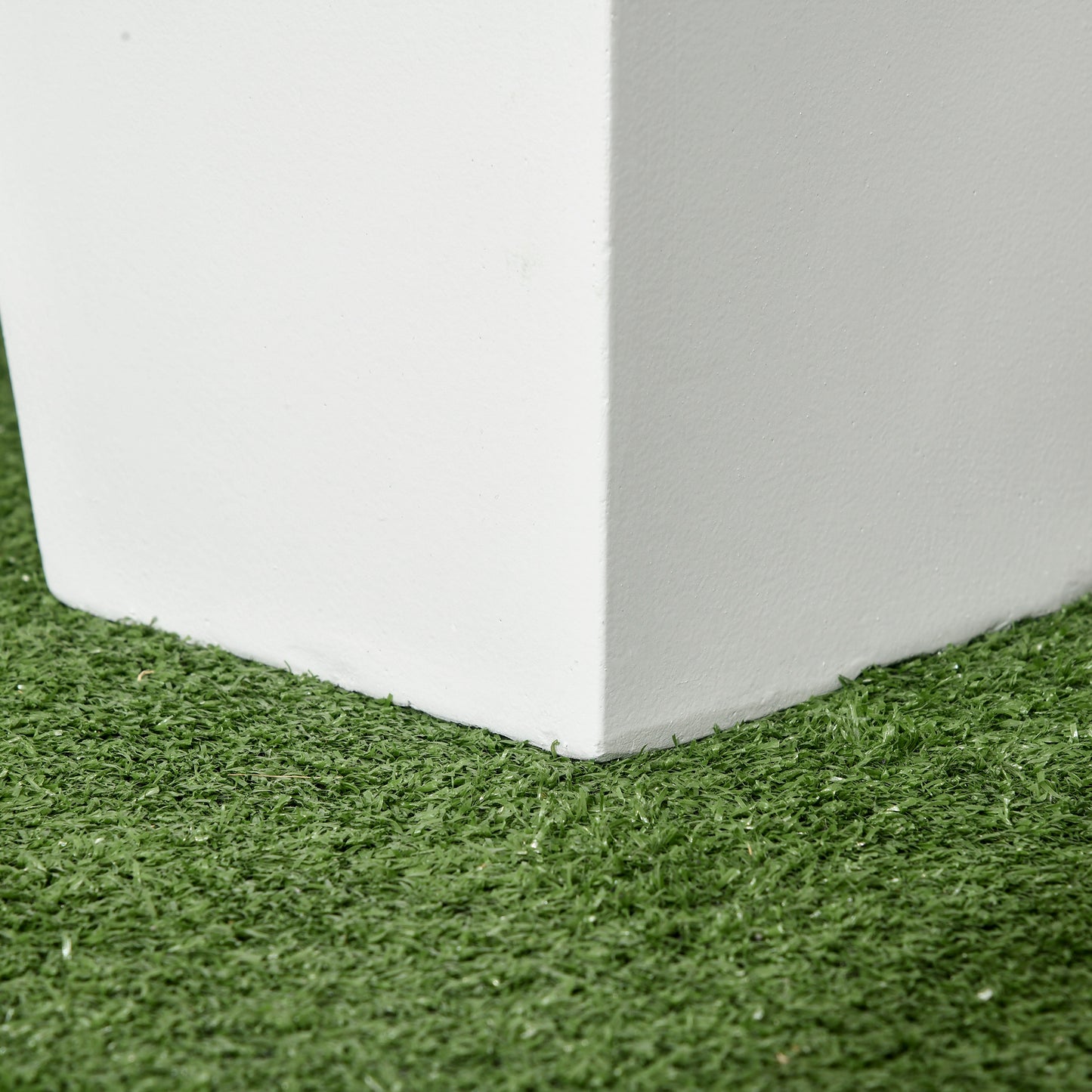 2-Pack Outdoor Planter Set, Flower Pots with Drainage Holes, Durable & Stackable Plant Pot, 22in & 18in, for Porch, Entryway, Patio, Yard, Garden, White