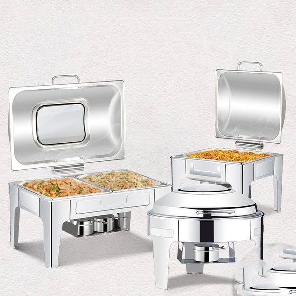 Stainless Steel Straight Leg Hydraulic Buffer Buffet Stove