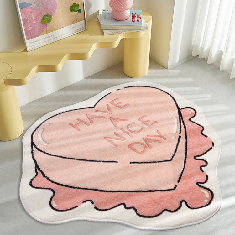 Girl Heart Cashmere Carpet Household