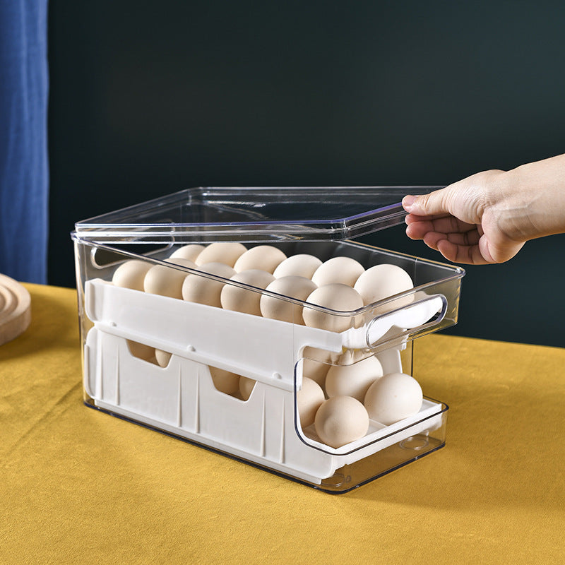 Home Fashion Slide Type Egg Storage Box