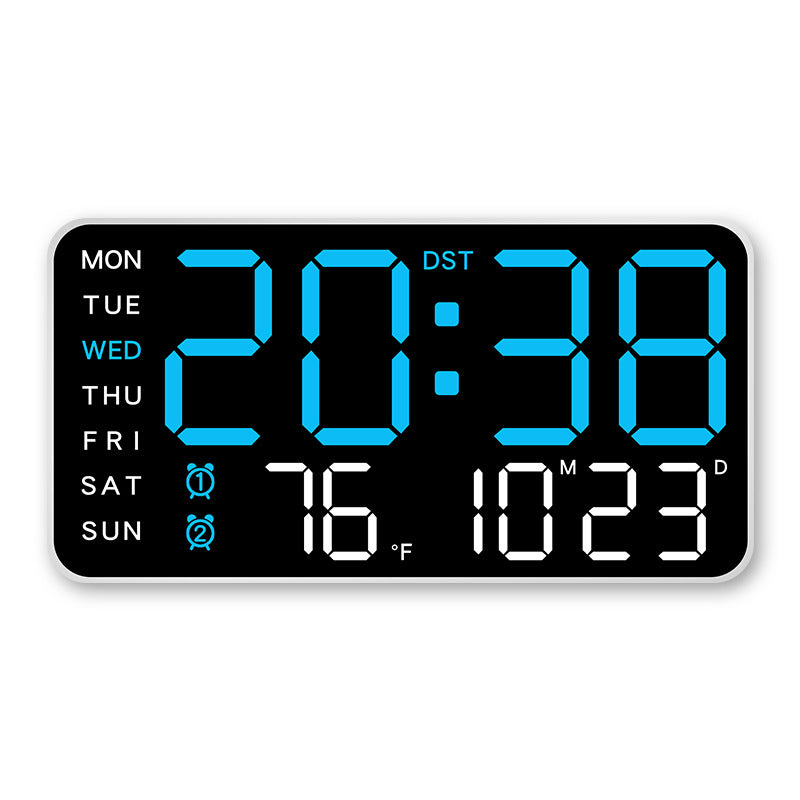Simple Digital Clock Display Living Room