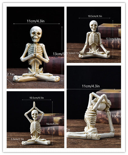 Halloween Yoga Skeleton