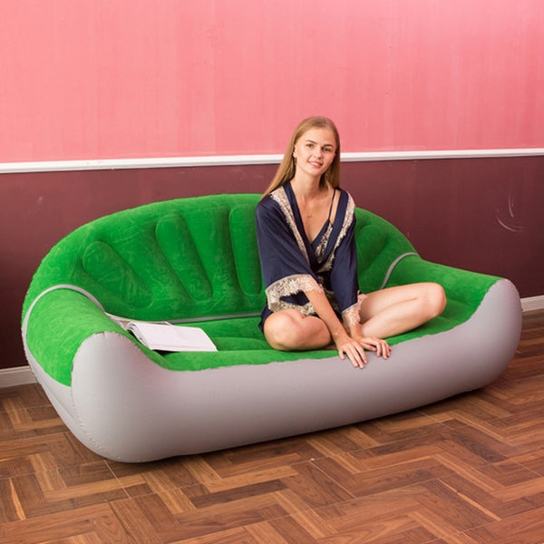 Inflatable Flocking Outdoor Foldable Lazy Sofa