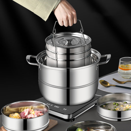 Food Grade 304 Stainless Steel Lunch Box Large Capacity Heating