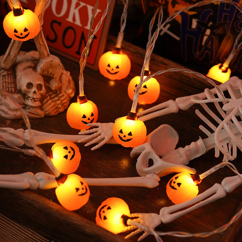 Halloween pumpkin fairy lights