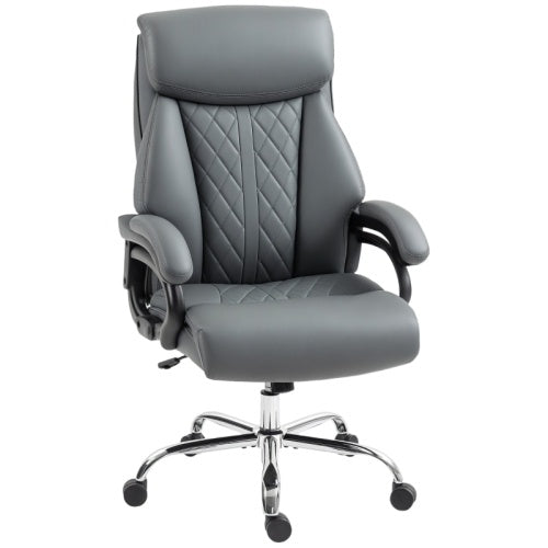 Spring Padded Faux Leather Office Chair