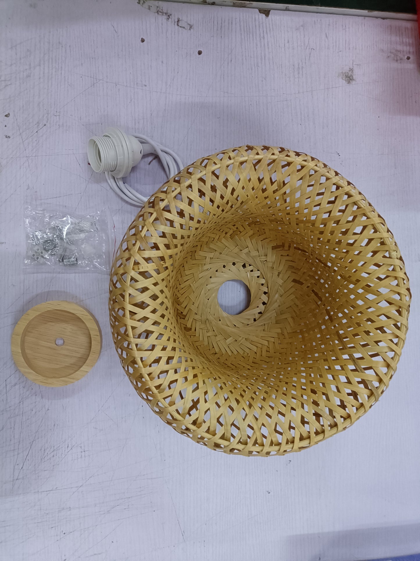 Bamboo Woven Simple Japanese Creative Pastoral Chandelier