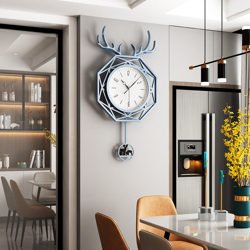 Modern Minimalist Clock Wall Hanging Net Celebrity Household Light Luxury Wall Watch