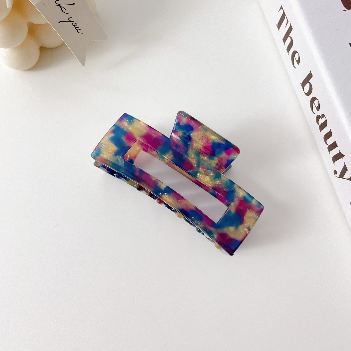 Simple Hair Clip Square Hair Accessories Girl Grip