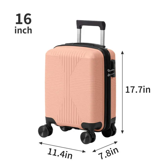 Non-TSA Customs Lock 5-in-1 PP Trolley Case, 12in, 16in, 20in, 24in, 28in, PP