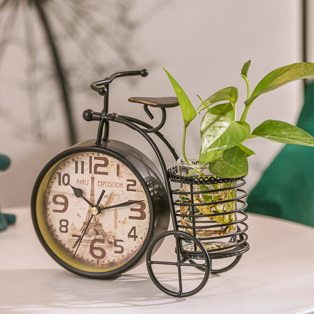 Desktop Living Room Simple And Creative Mute Clock Ornaments
