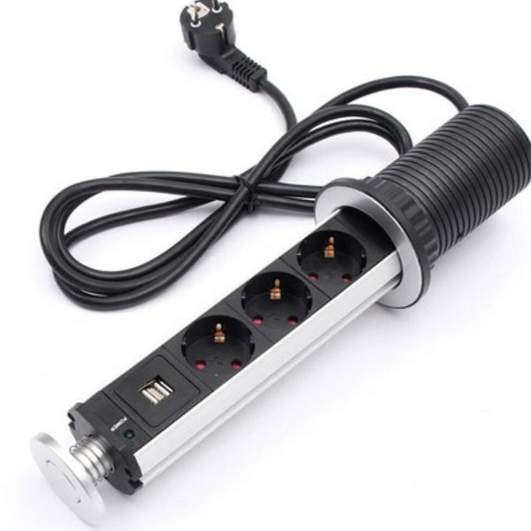Usb Socket European Standard Office Hidden Desktop Socket