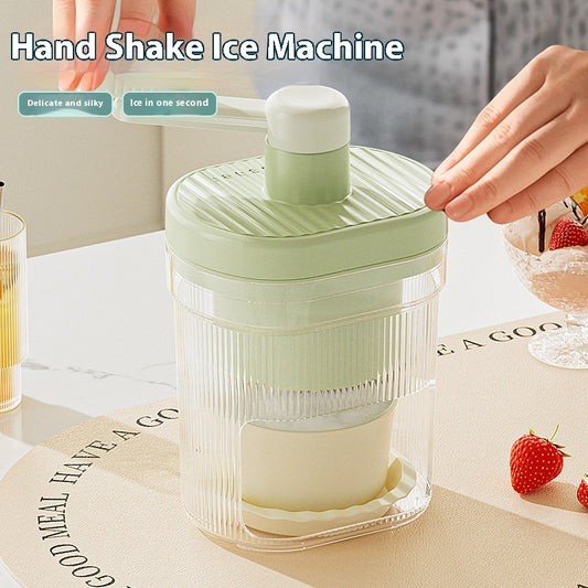 Household Hand Slush Machine Production Ice Crusher Small Manual Ice Breaker