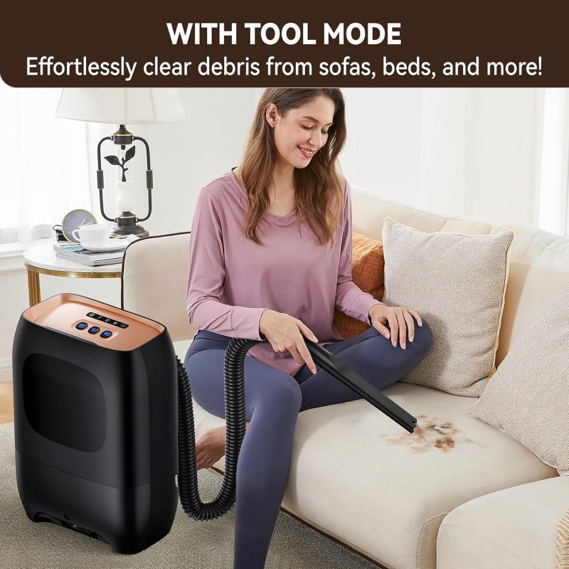 IN02 Induction Vacuum Dustbin And Vacuum Broom Combo