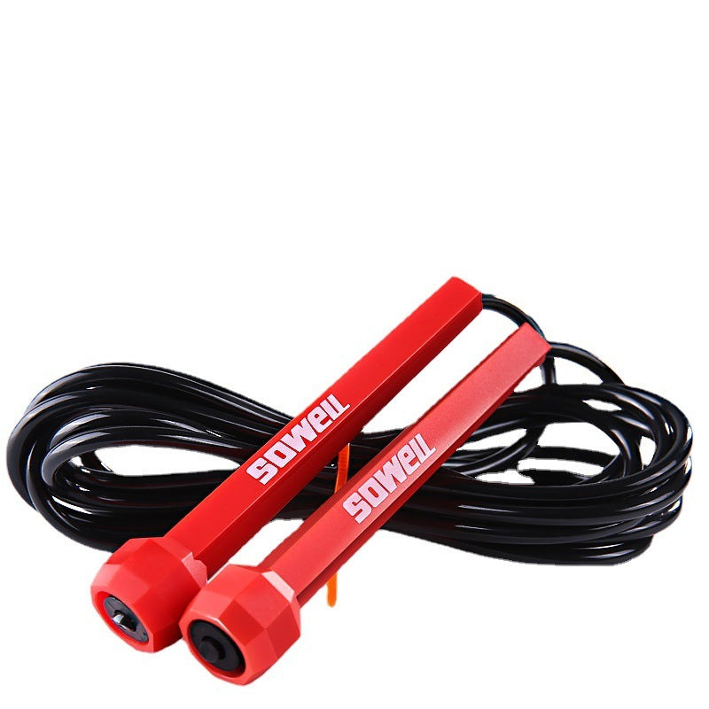 Fitness  Crossfit Skipping  Rope Cord Speed Jumping Exercise Equipment Adjustable Boxing Skipping Sport   Rope Red Balck
