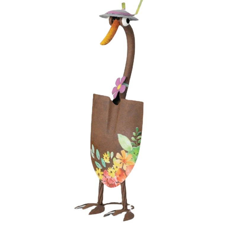 Cute Duck Shovel Shovel King Division Art Deco Ornaments