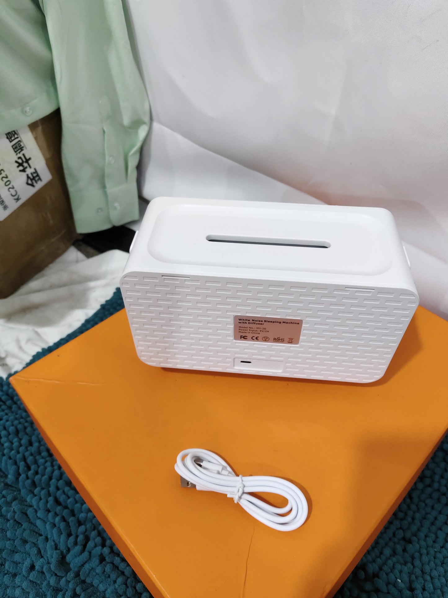 3 In 1 Bluetooth Speaker White Noise Sleep Night Light Humidifier All-in-one Machine Free Combination Of 8 Group Nature Sound