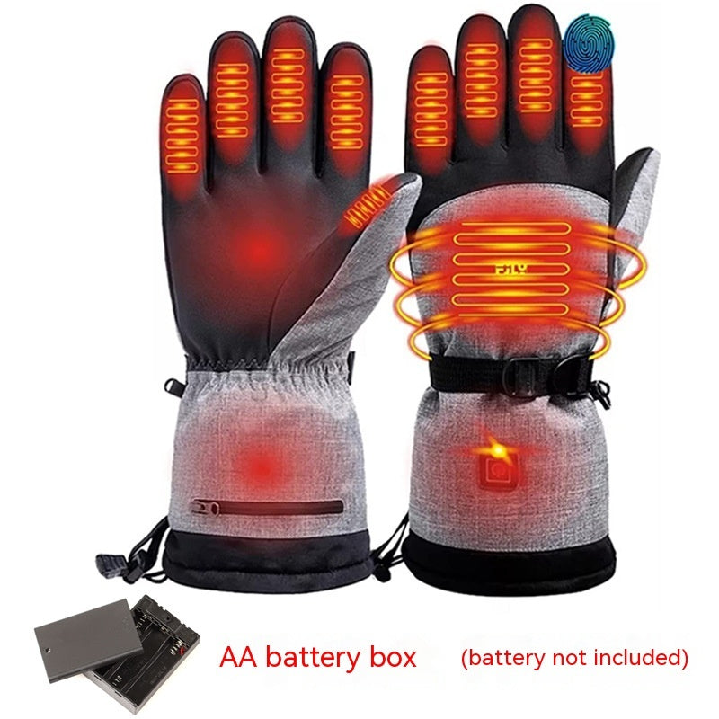 Hot Selling Skiing Heating Gloves Motorcycle Riding Electric Touch Screen Rechargeable