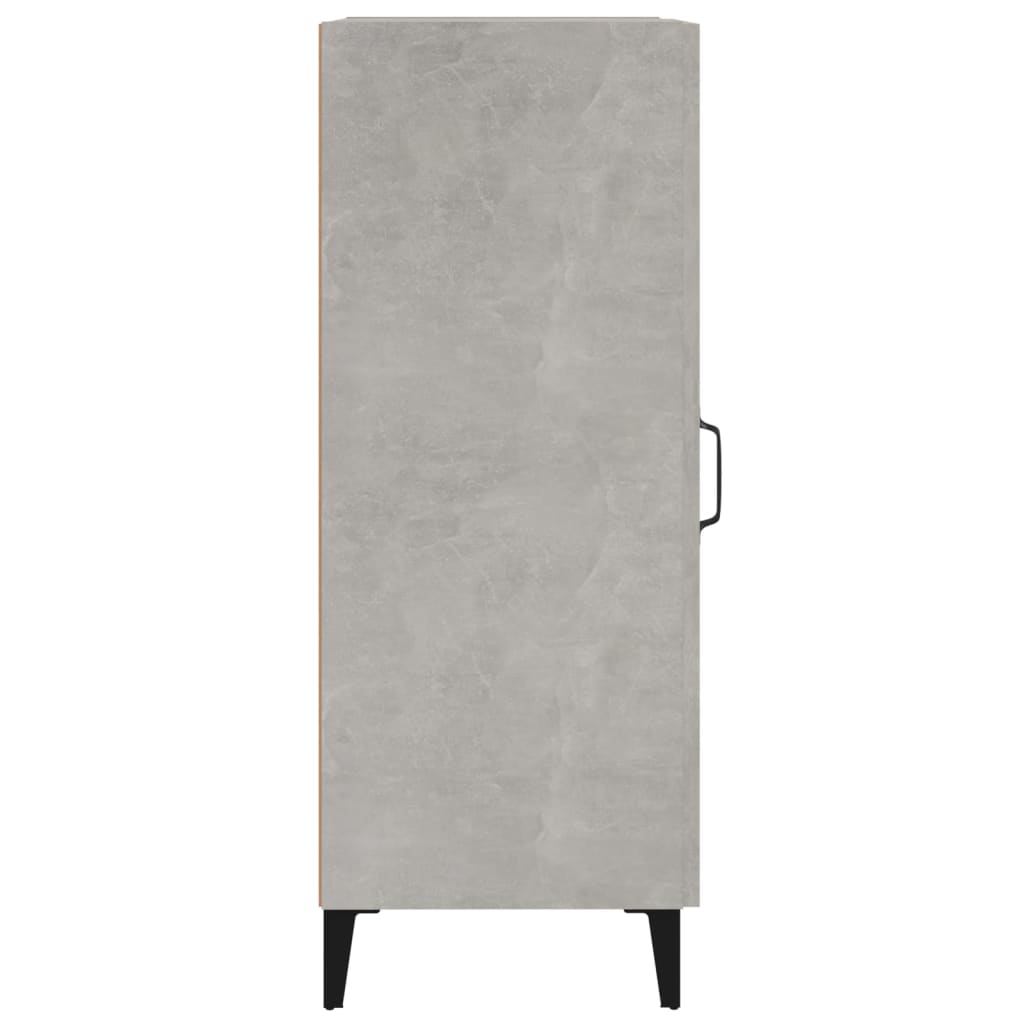 Sideboard Concrete Grey 34.5x Wood-based material