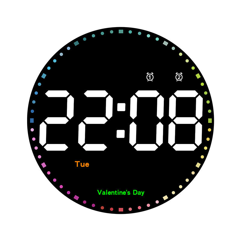 Living Room Digital Electronic Clock Wall Clock