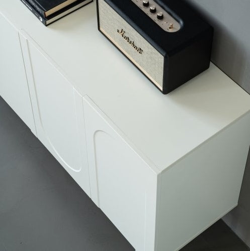 Fiberboard 4-door Cabinet