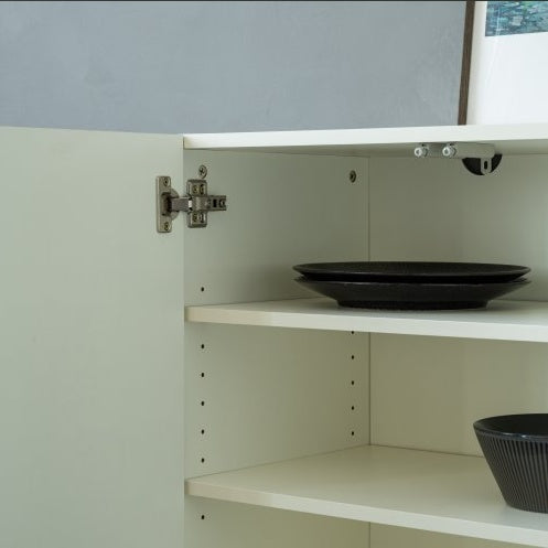 Fiberboard 4-door Cabinet