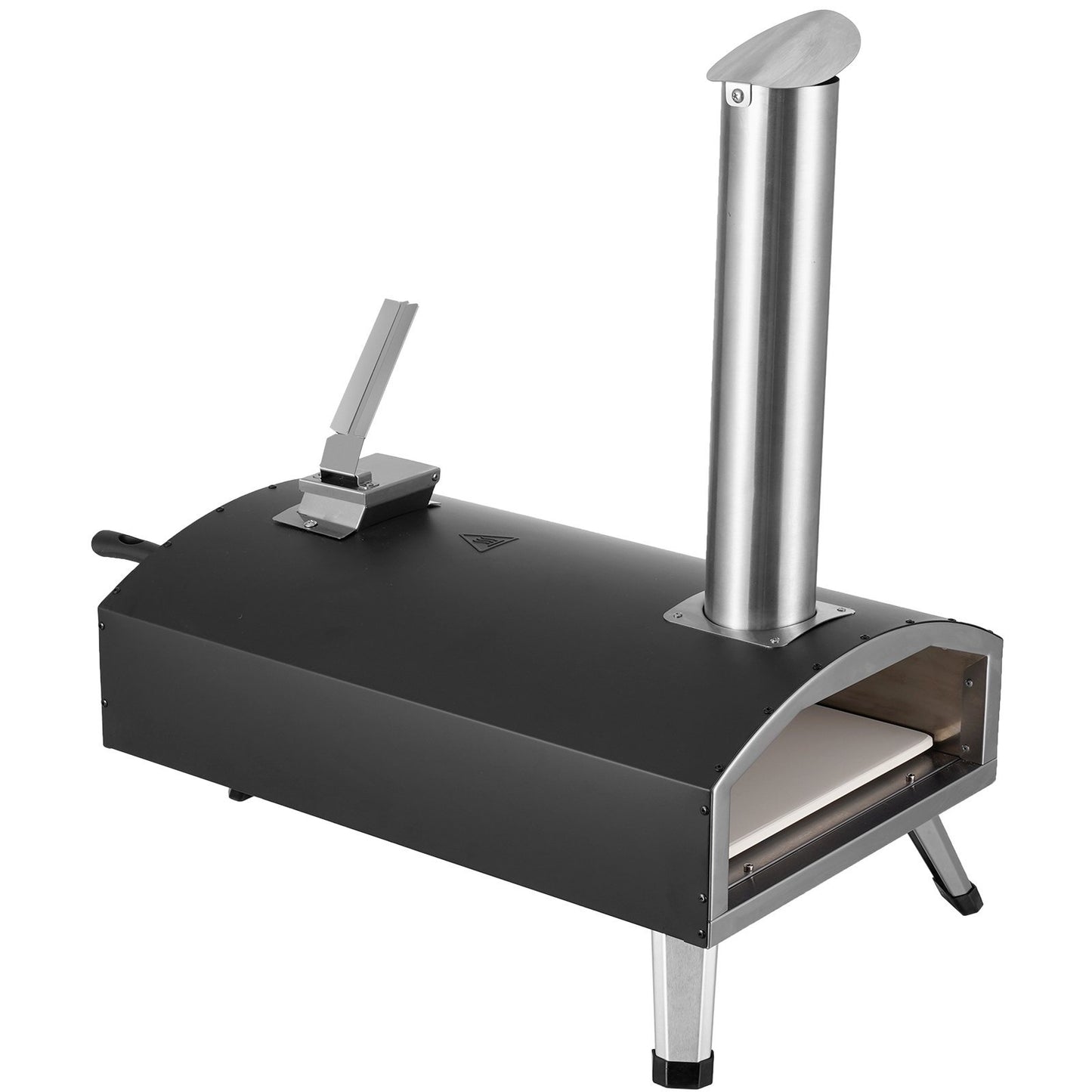 VEVOR 12Outdoor Pizza Oven Portable Wood Pellet Pizza Oven Iron Spray Camping