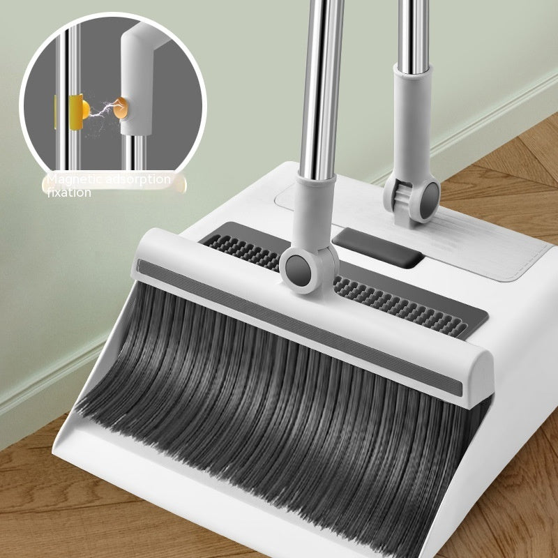 Three in one broom dustpan floor brush