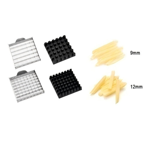 2 Blades Stainless Steel French Fry Cutter Potato Vegetable Slicer Chopper Dicer