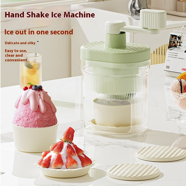 Household Hand Slush Machine Production Ice Crusher Small Manual Ice Breaker