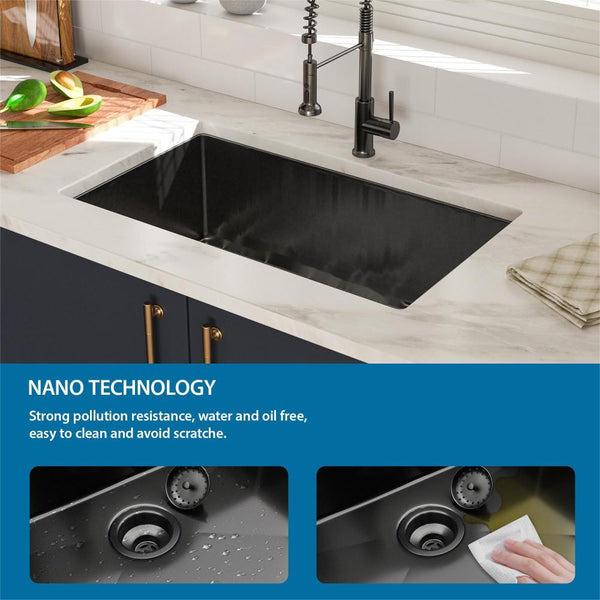 Gunmetal Black Undermount