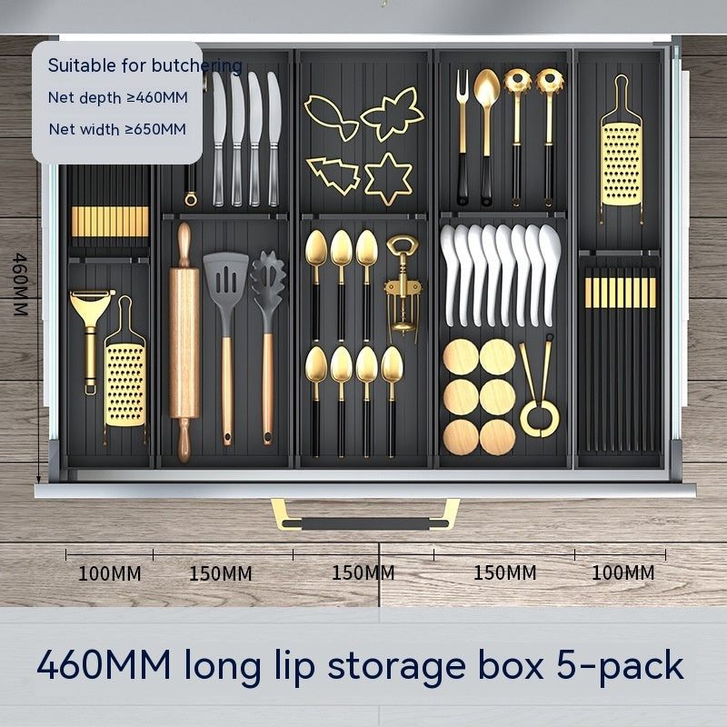 Kitchen Drawer Storage Box Partition