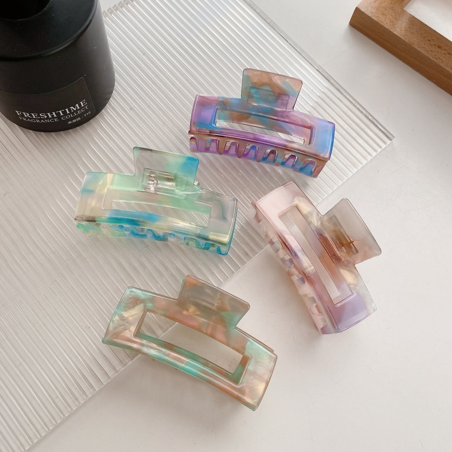 Simple Hair Clip Square Hair Accessories Girl Grip