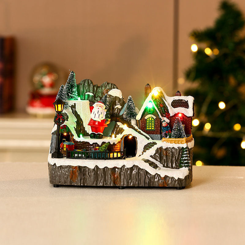 Christmas glowing music box